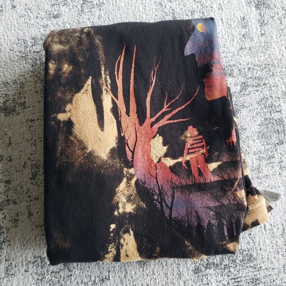 XL Freddy Krueger Bleach Tie Dye Shirt custom DIY + ooak Gildan - Picture 3 of 7